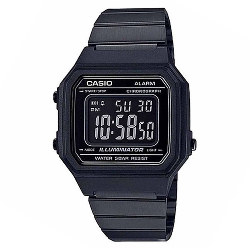 CASIO - Reloj B-650wb-1b Vintage Digital Metal CASIO