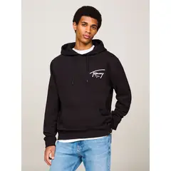 TOMMY HILFIGER - Polerón de Hombre Distintivo Negro Tommy Jeans