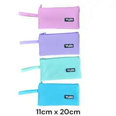 GENERICO - Estuche rectangular tela Colores Pastel