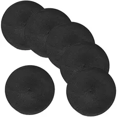 GENERICO - Set De 6 Individuales Redondos Trenzados 38 Cm