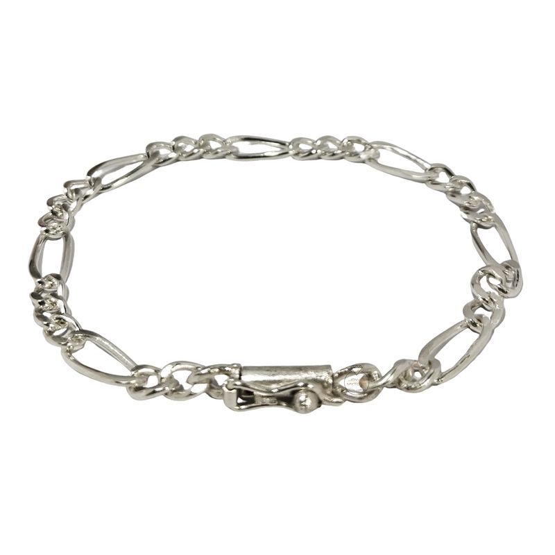 JOYAS MYTOKE - Pulsera Hombre Figaro Broche Tubo Plata Nacional 950 Juvenil