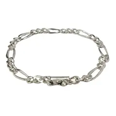 JOYAS MYTOKE - Pulsera Hombre Figaro Broche Tubo Plata Nacional 950 Juvenil