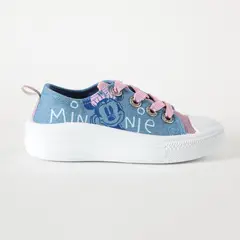 DISNEY - Zapatilla Lona Niña Feliz Minnie Celeste