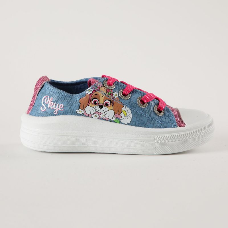 PAW PATROL - Zapatilla Lona Niña Skye Celeste Paw Patrol