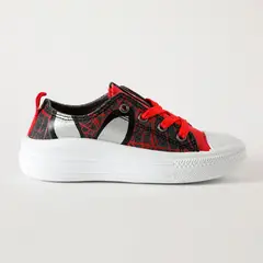 MARVEL - Zapatilla Lona Niño Oscuridad Spiderman Rojo