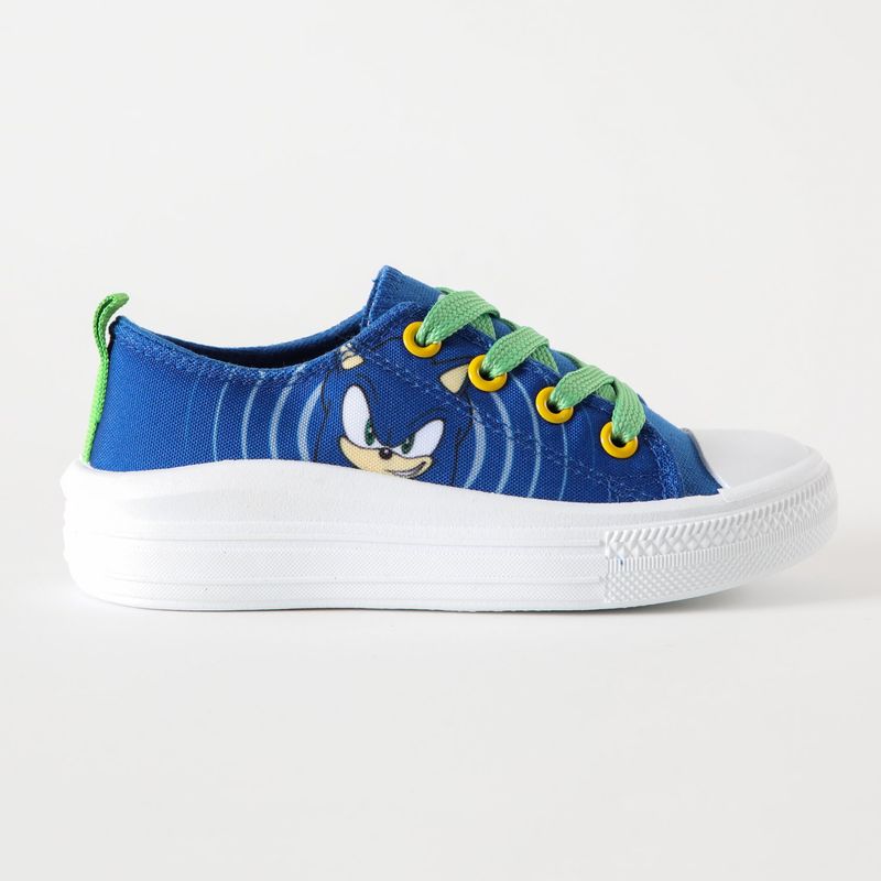 SONIC - Zapatilla Lona Niño Sonido Azul Sonic