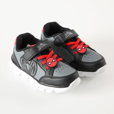 Imagen 2 del producto Zapatillas Con Luces Niño Araña Spiderman Negro