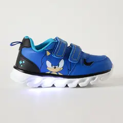 SONIC - Zapatilla Con Luces Niño Enojado Azul