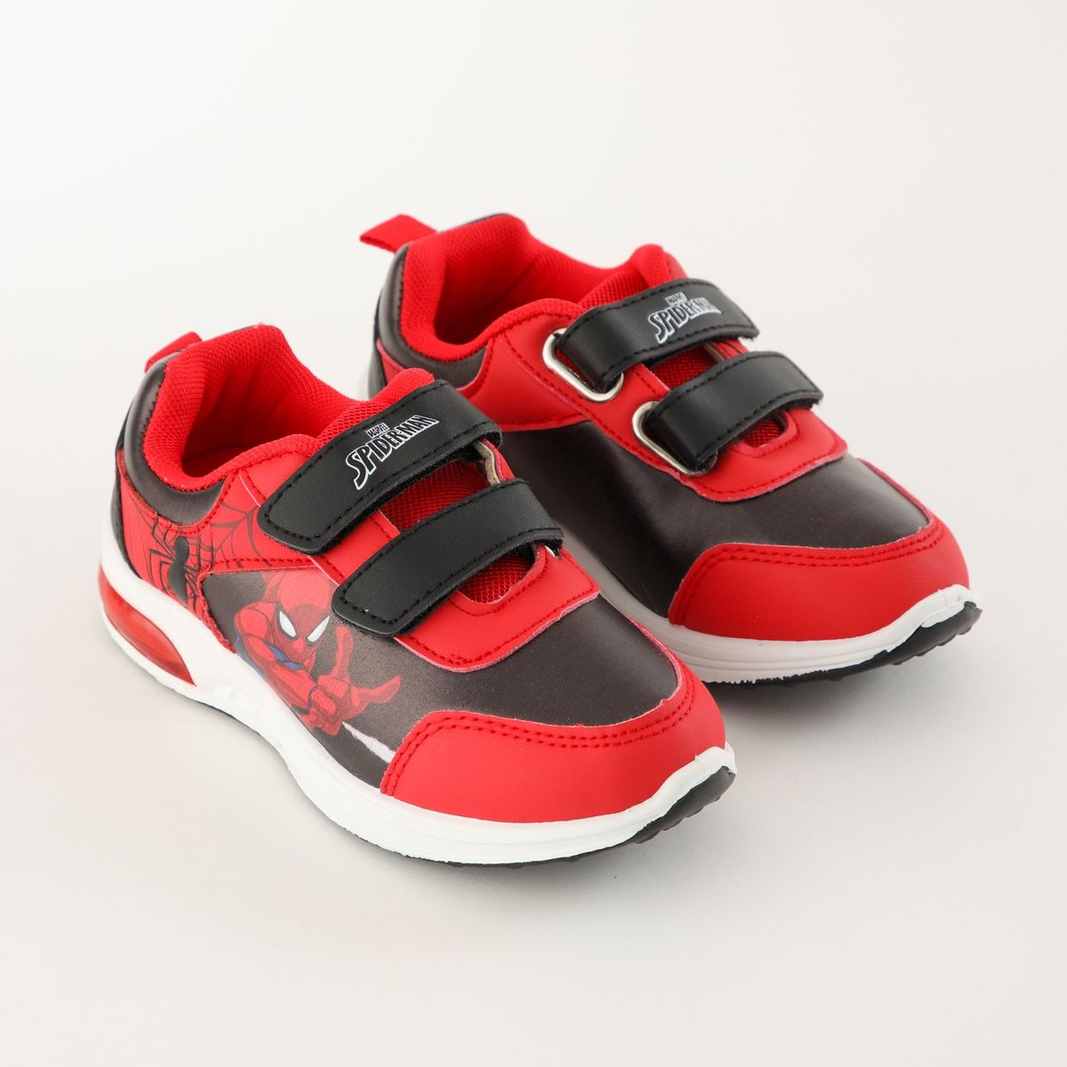MARVEL - Zapatillas Con Luces Niño Accion Spiderman Rojo Marvel