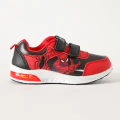 MARVEL - Zapatilla Con Luces Niño Accion Spiderman Rojo