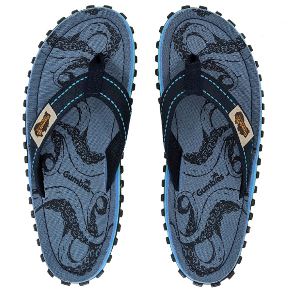 GUMBIES - Sandalia Hombre Íslander Flip-Flop Azul Gumbies