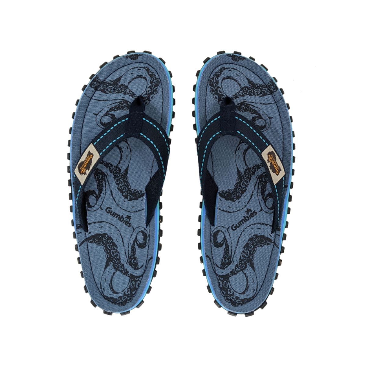 GUMBIES - Sandalia Hombre Íslander Flip-Flop Azul Gumbies