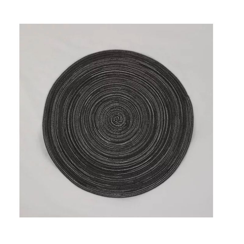GENERICO - Set De 6 Individuales Redondos Trenzados 38cm
