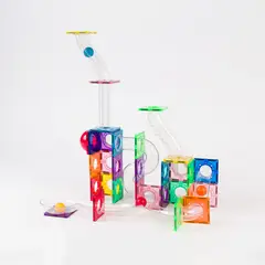 IMANIX - JUEGO DE CONSTRUCCION MAGNECTICO CON TOBOGAN DE 70 P