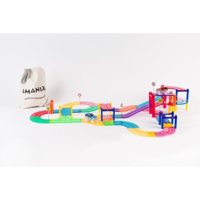 IMANIX - IMANIX JUEGO DE CONSTRUCCION MAGNECTICO DE 50 PIEZAS SPEED