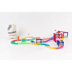 IMANIX - JUEGO DE CONSTRUCCION MAGNECTICO DE 50 PIEZAS SPEED