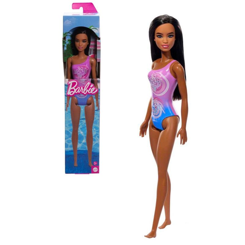 BARBIE - BARBIE FASHION & BEAUTY - TRAJE DE BAÑO MORADO