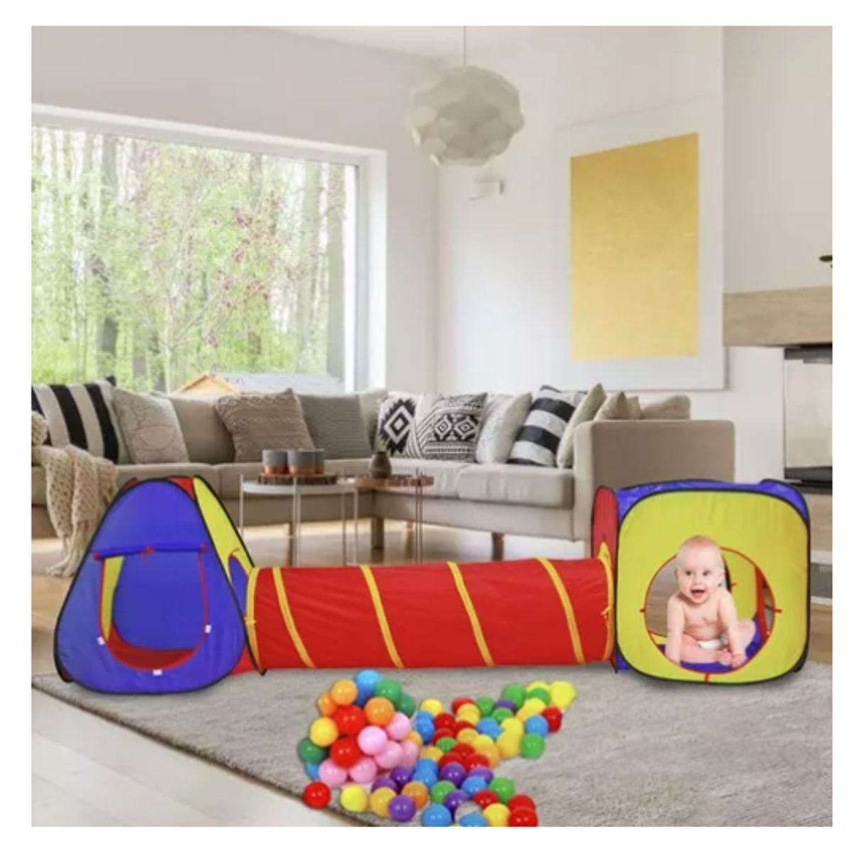 GENERICO - Carpa Casa Túnel Plegable Infantil Para Niños