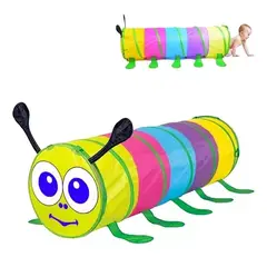 GENERICO - Túnel Carpa Multicolor Oruga 186cys