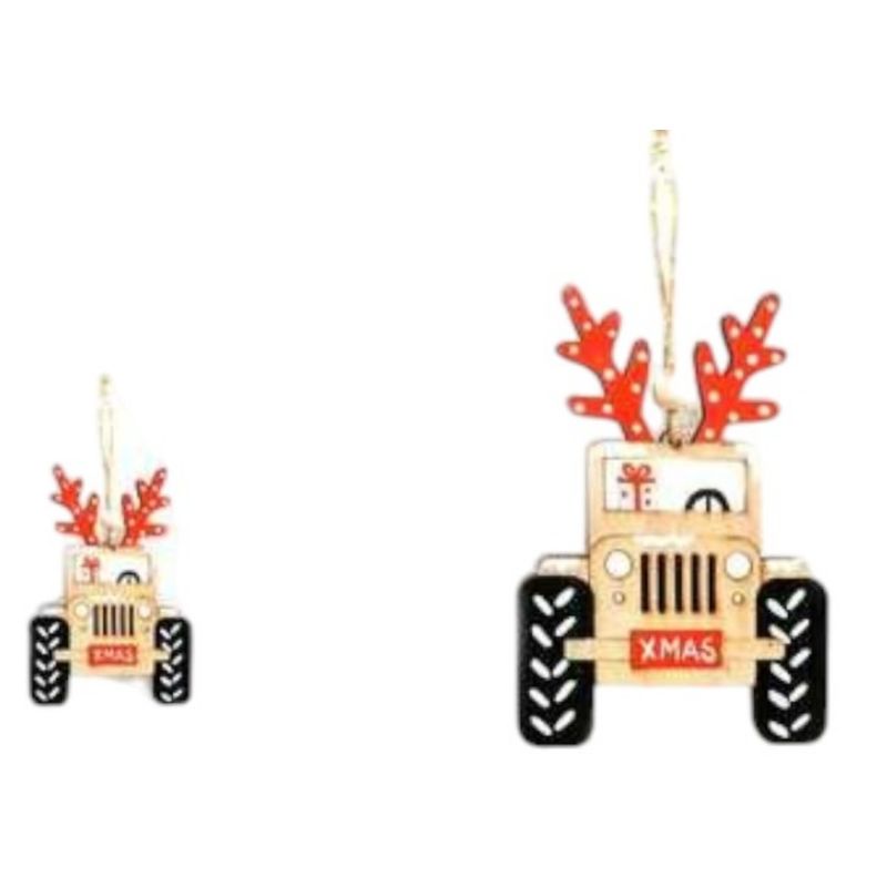 OEM - PACK 03 ADORNOS NAVIDAD PARA ARBOL 12 CM