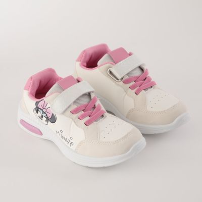 Imagen 2 del producto Zapatillas Con Luces Niña Carita Minnie Blanco