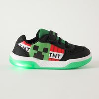 Zapatillas Con Luces Niño Tnt Negro