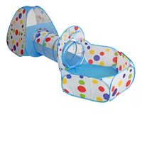 Plegable Infantil Juguete 3en1 Tienda Túnel Para Ninos