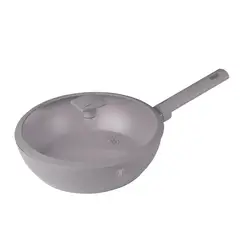 BERLINGER HAUS - WOK CON TAPA 28 CM TAUPE COLLECTION ANTIADHERENTE 3,2 LTS