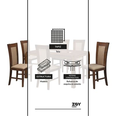 Imagen 2 del producto Juego de Comedor Bali 8 Sillas.