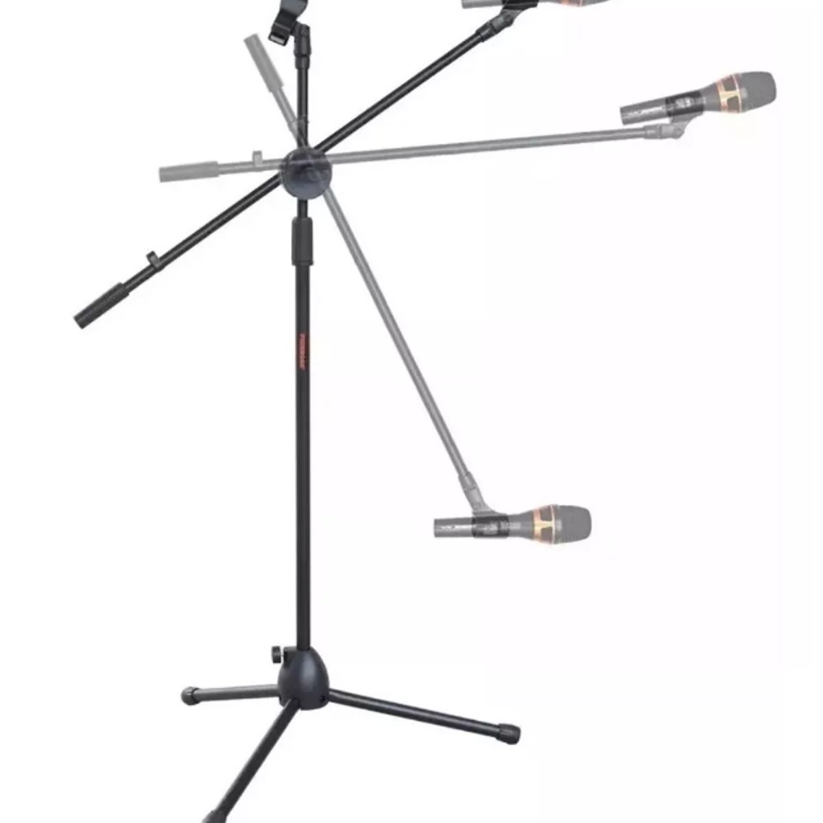 GENERICO - Soporte Pedestal De Micrófono Con Boom Metálico  Atril