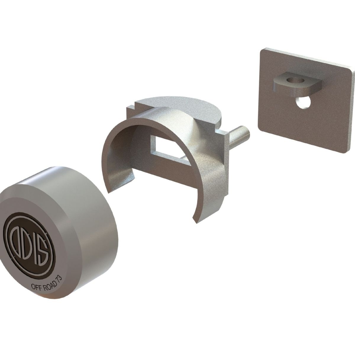 ODIS - Candado Disco Off Road con Soporte para Cortina Enrollable Aluminio