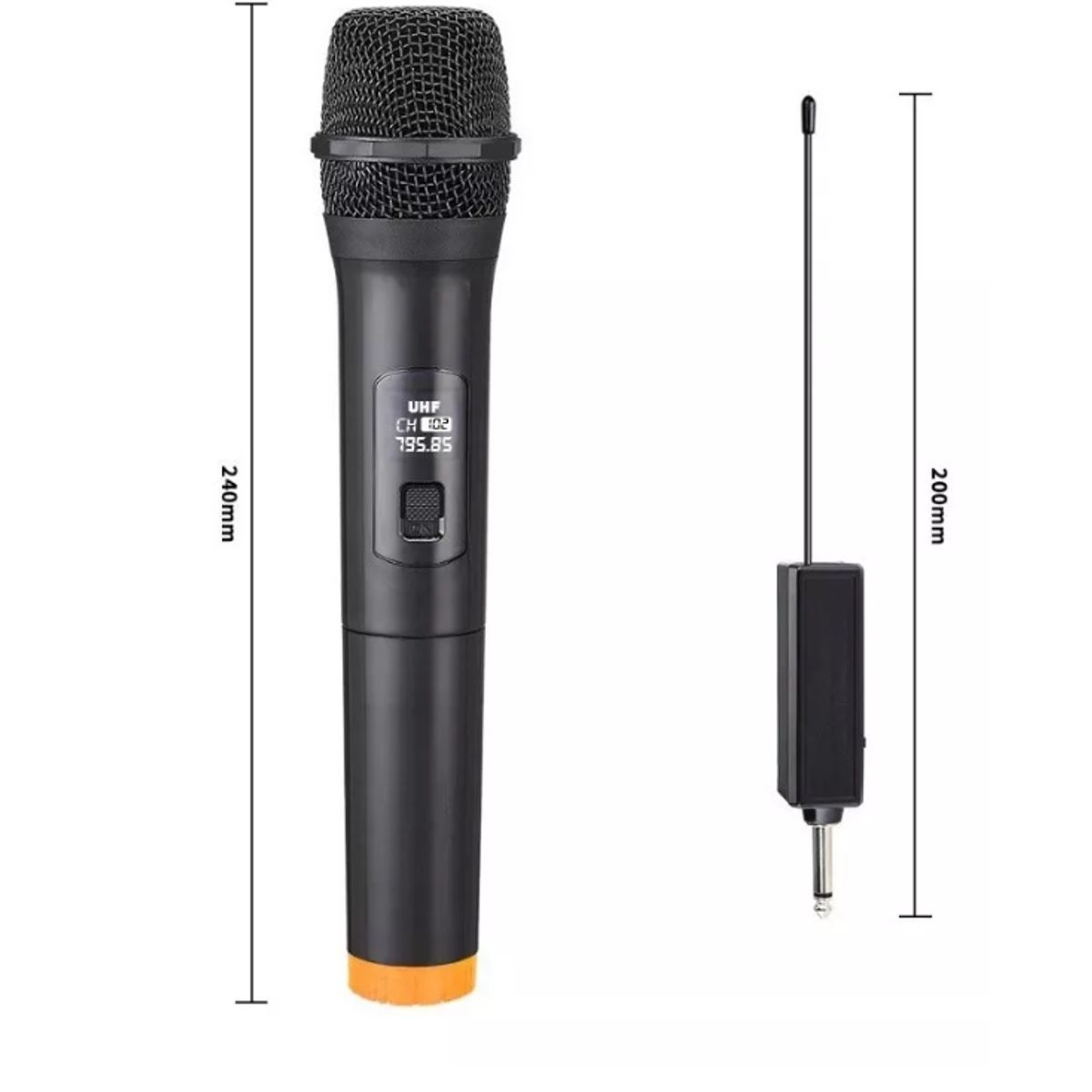 GENERICO - Microfono Inalambrico 10 Metros De Alcance Karaoke