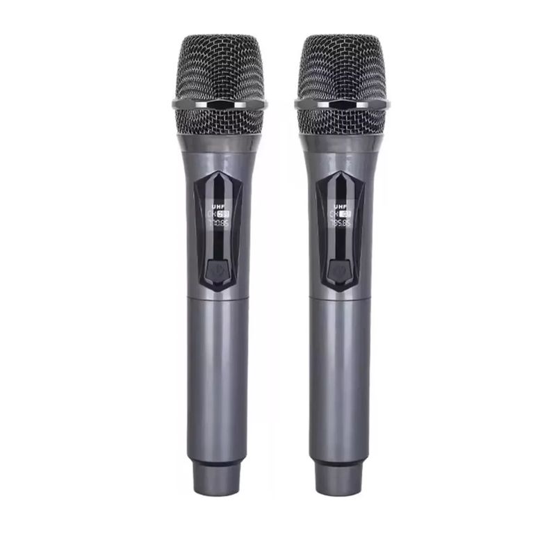 GENERICO - Set 2 Micrófonos Inalámbricos Profesionales Karaoke