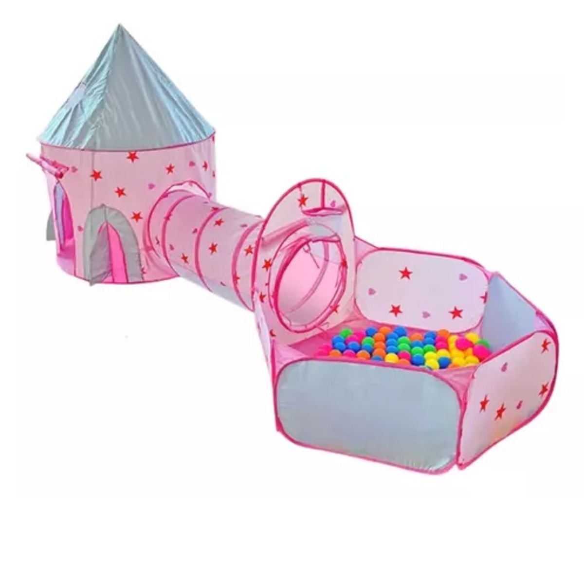 GENERICO - Carpa Piscina Cohete Túnel Plegable Infantil Niños