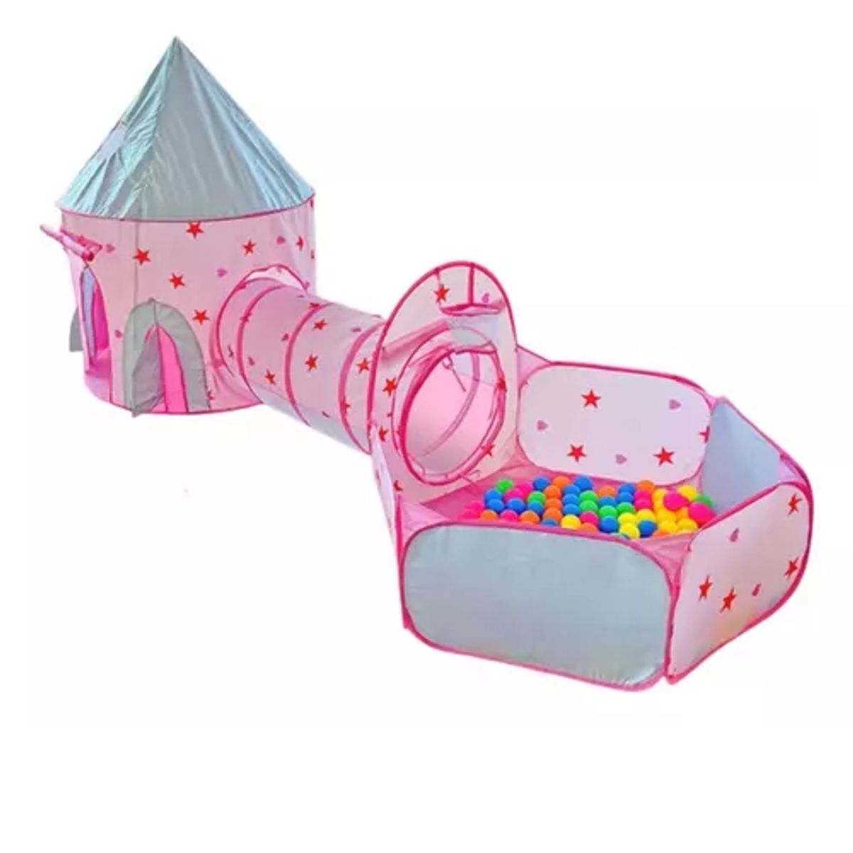 GENERICO - Carpa Piscina Cohete Túnel Plegable Infantil Niños