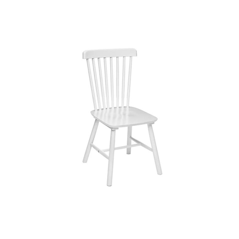 GENERICO - Silla de Comedor Windsor de Madera Blanca