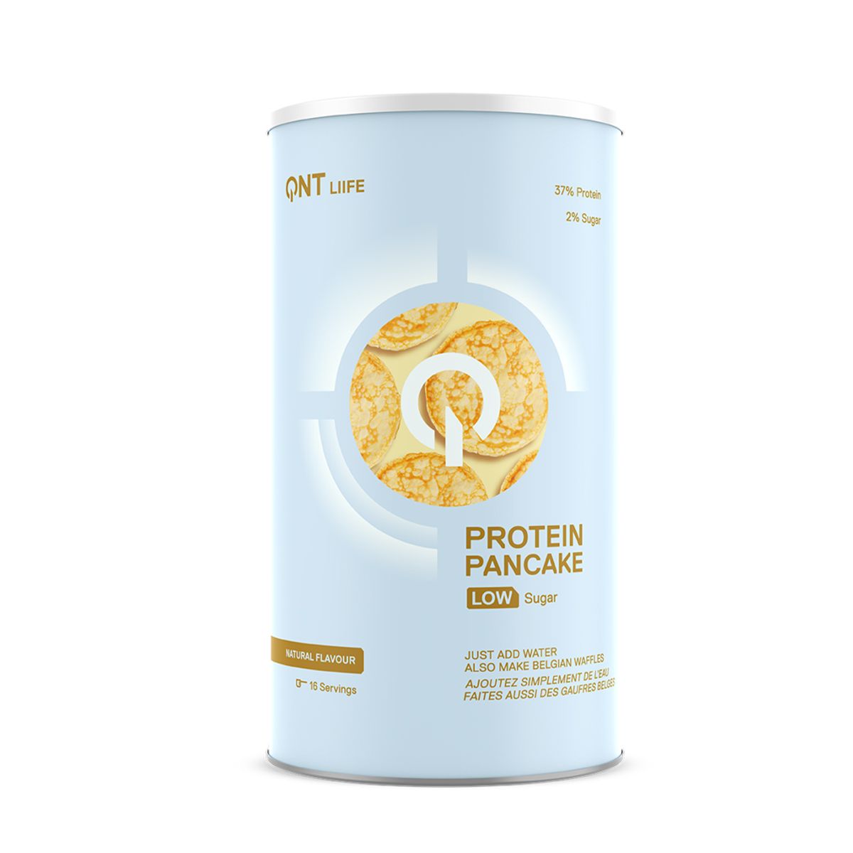 QNT - Mezcla de Proteina para Pancake y Waffles Natural 500gr QNT