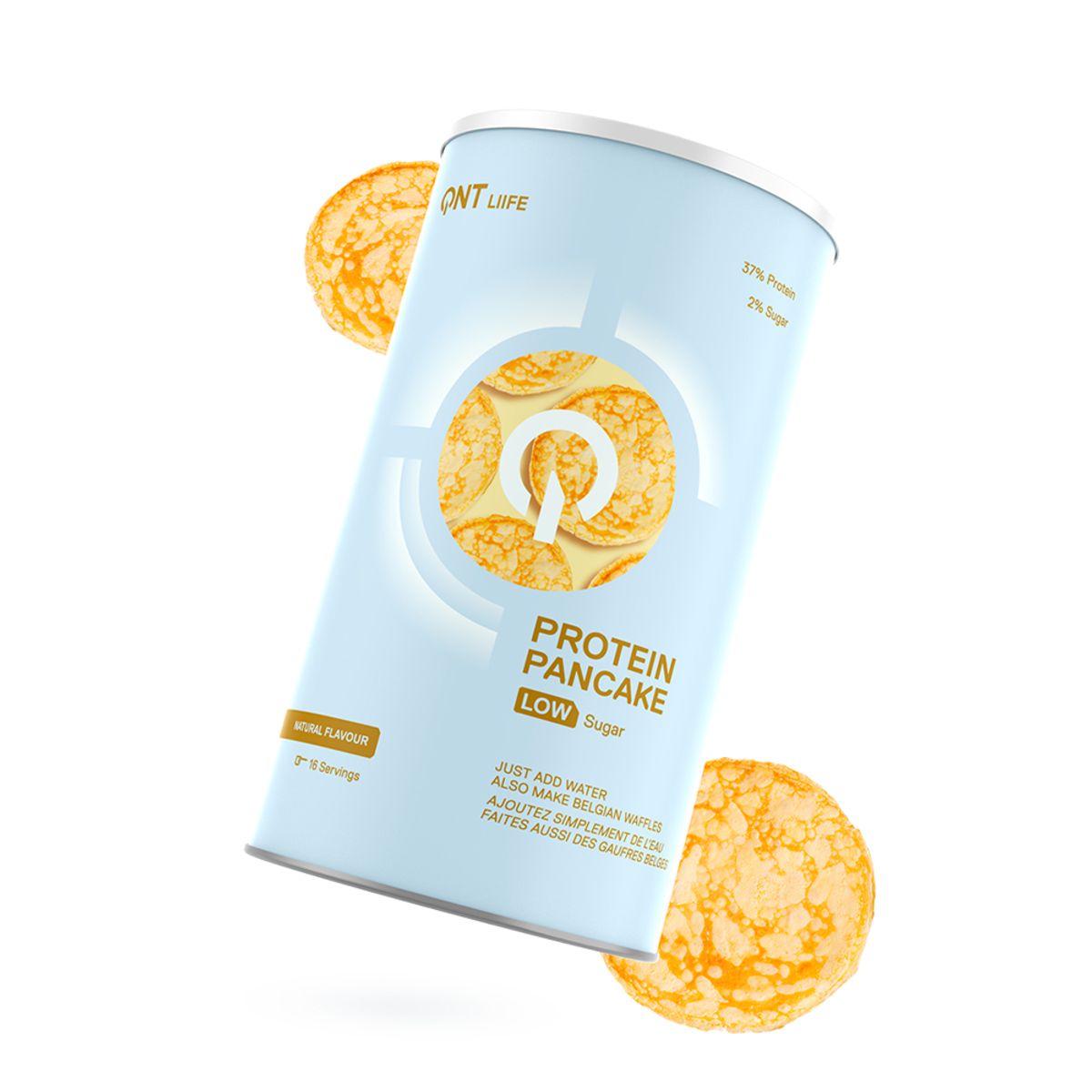 QNT - Mezcla de Proteina para Pancake y Waffles Natural 500gr QNT