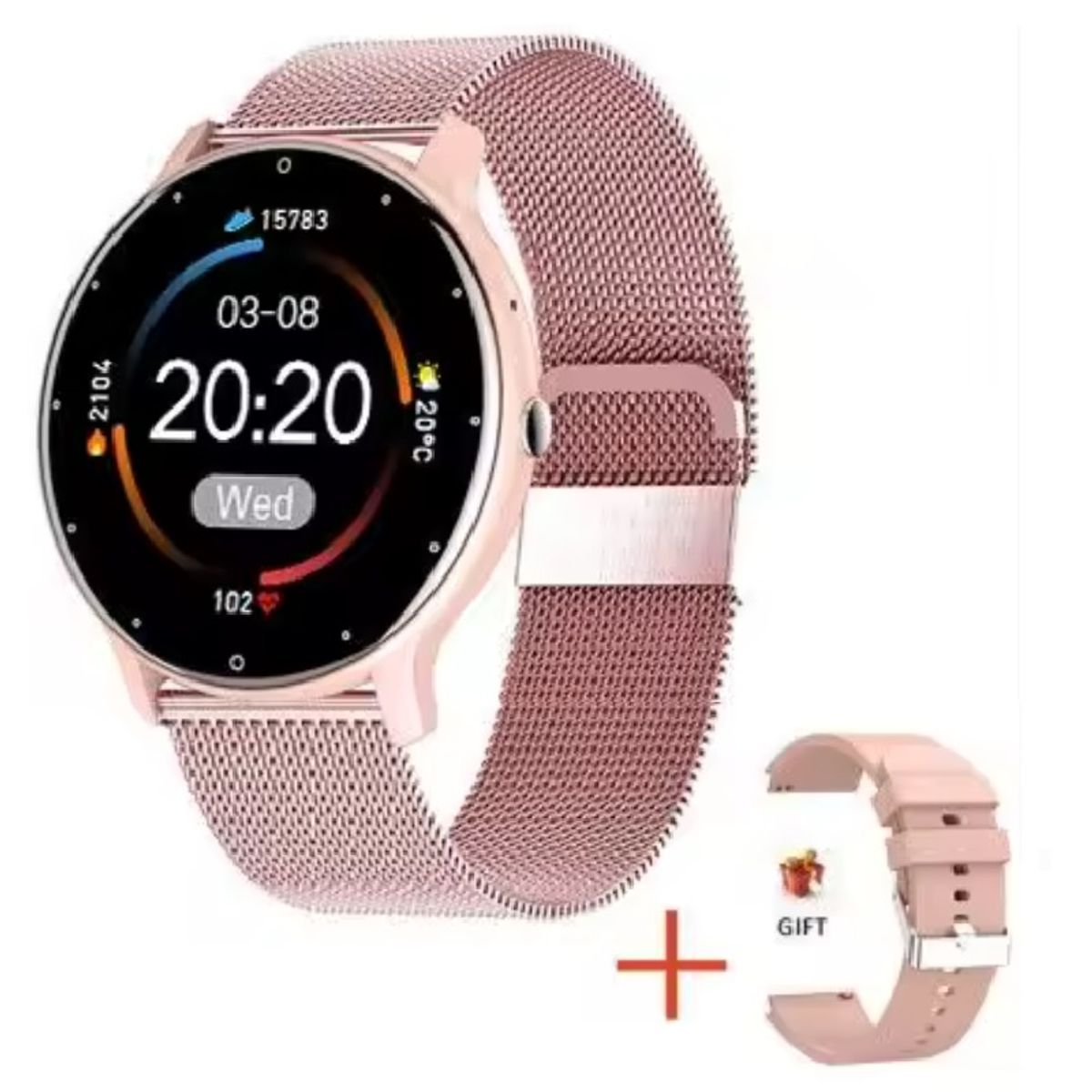 LIGE - Reloj Inteligente Lige Q2 Rosado