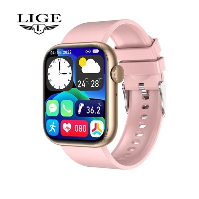 LIGE - Reloj Inteligente Lige Qx7 Rosado