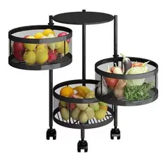 GENERICO - Frutera Y Verdulera De Cocina 3 Pisos