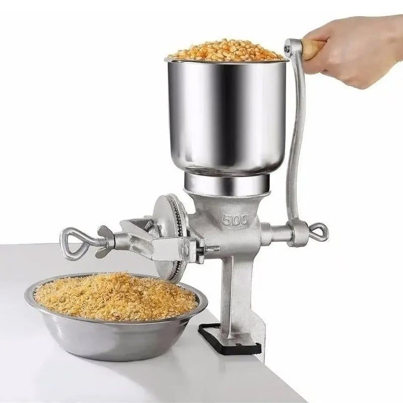 ANGELES DEL HOGAR - Molino Manual De Metal Para Choclo Granos Cereales