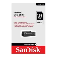 SANDISK - Unidad Flash Sdcz410-128g Usb 3.0 Ultra Shift 128 Gb