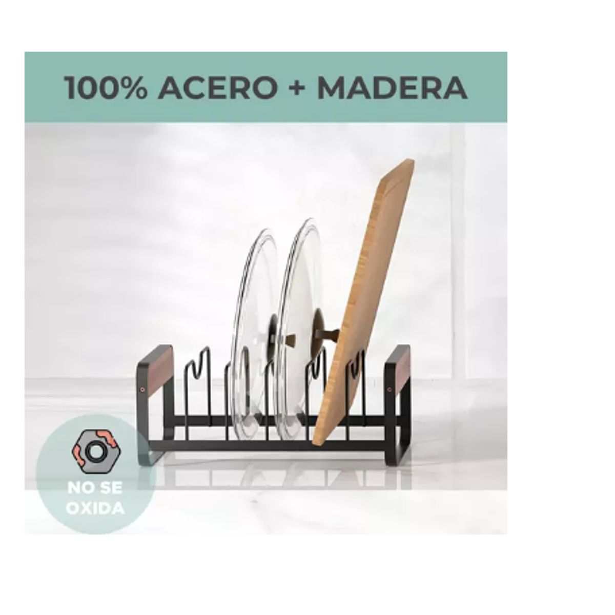 GENERICO - Secaplatos Escurridor Inoxidable Organizador Loza Casatua