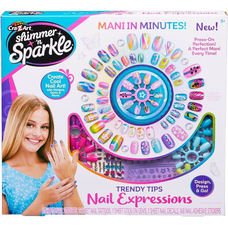 CRA Z ART - Shimmer N Sparkle Trendy Tips Expressions