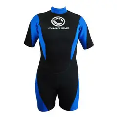 CABOSUB - Traje De Surf Corto Adulto Azul Talla L