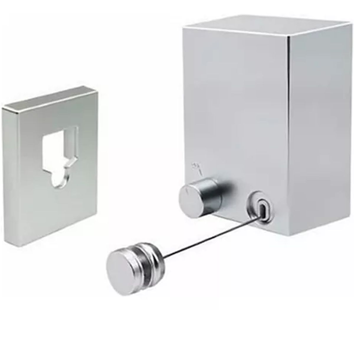 GENERICO - Tendedero Retractil Colgador Ropa Pared Doble Linea Cuerda