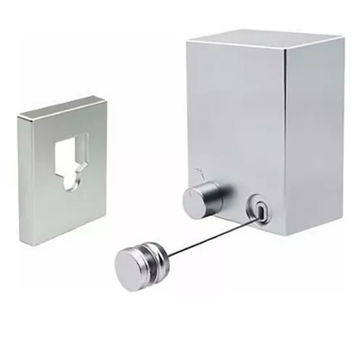 GENERICO - Tendedero Retractil Colgador Ropa Pared Doble Linea Cuerda