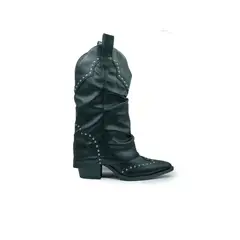 APOSTOL - Bota texana mujer con taco bucanera bratz