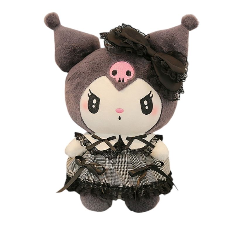 GENERICO - Peluche Hermoso Compatible Kuromi  Medida Grande 50 Cm